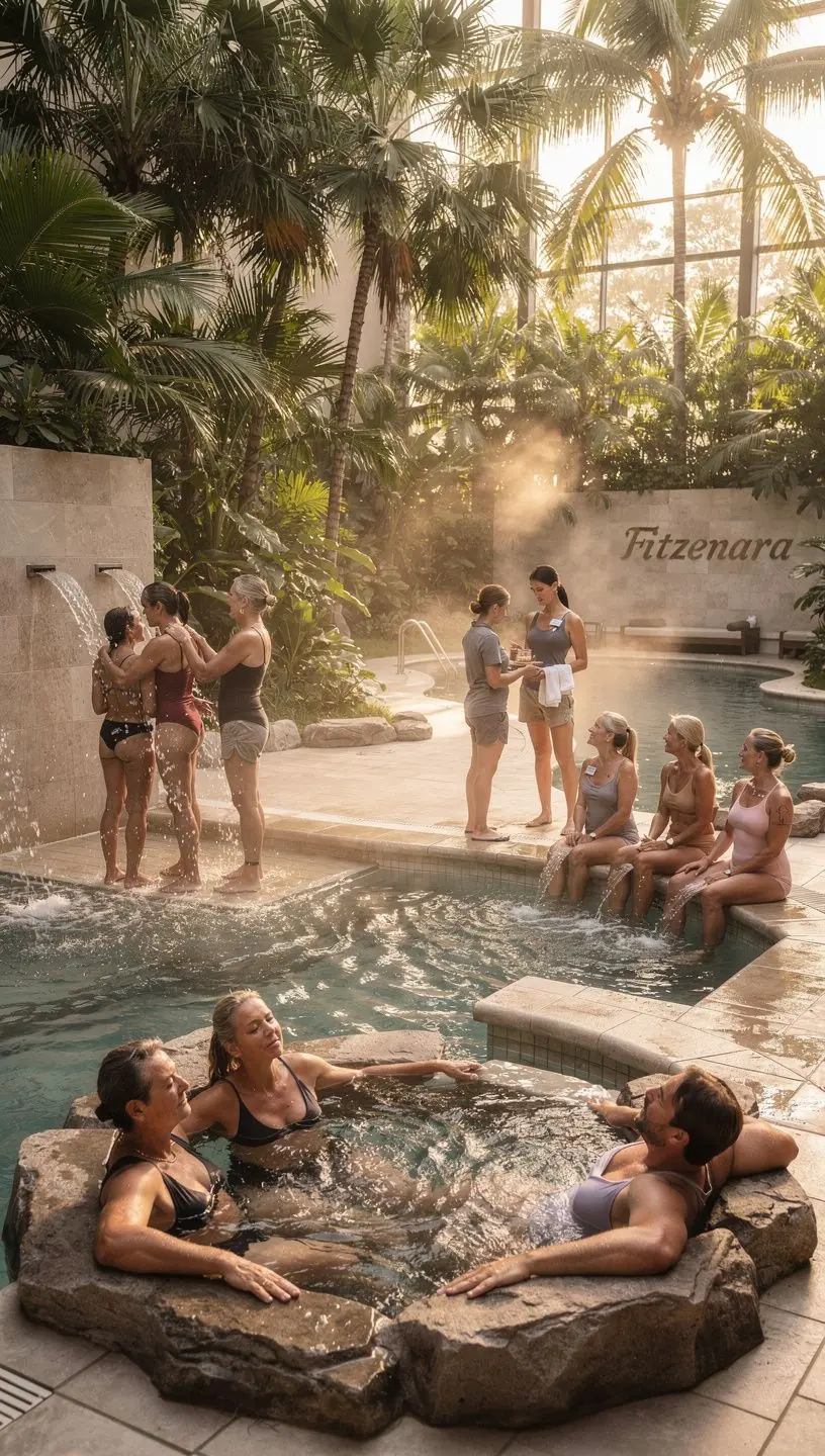 ผู้หญิงกำลังออกกำลังกายกลางแจ้งในบรรยากาศเขตร้อนพร้อมทิวทัศน์สวยงามของธรรมชาติในประเทศไทย